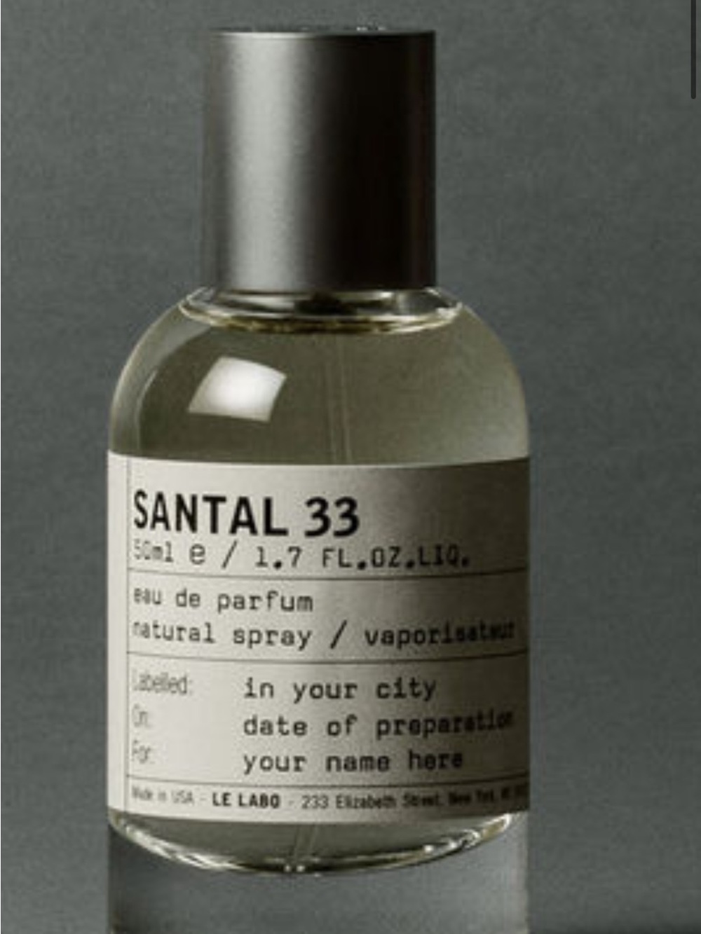 Le Labo Santal 33 Eau de Parfum 1.7 oz / NIB Authentic